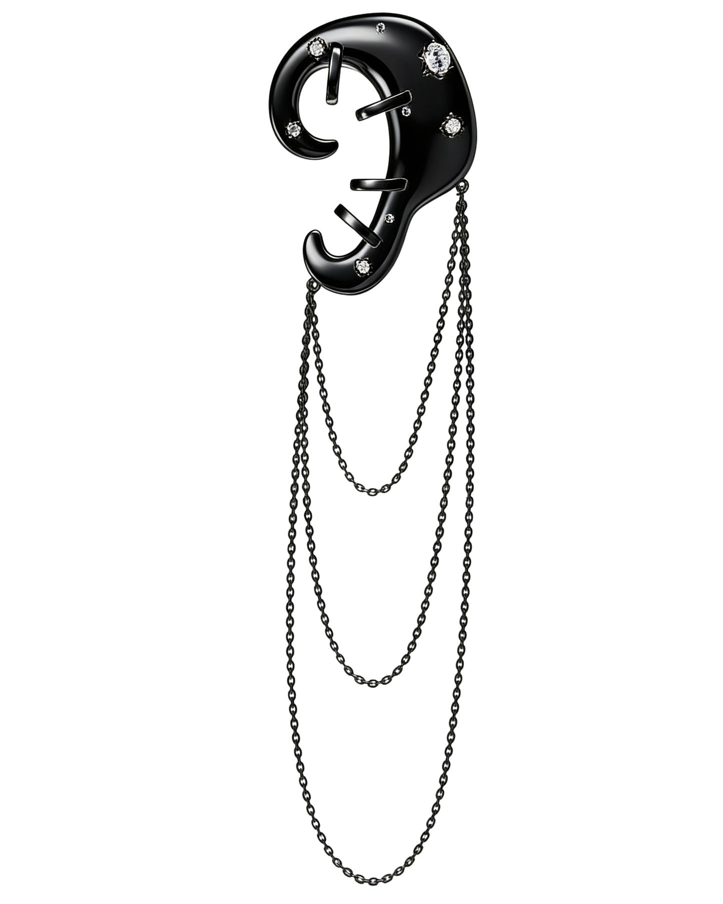 Enchoire Ear Piece with draped chain