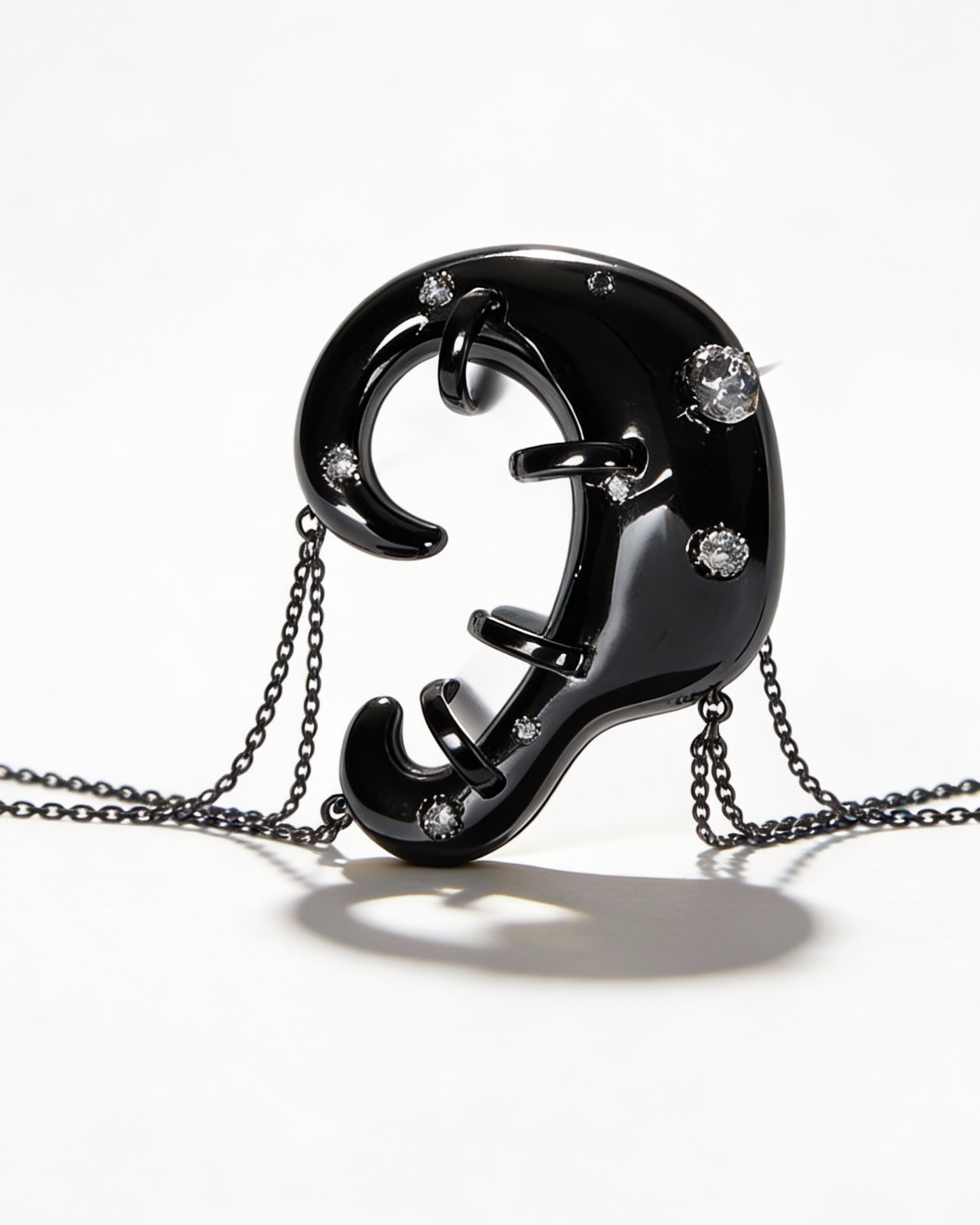 Enchoire Ear Piece with draped chain