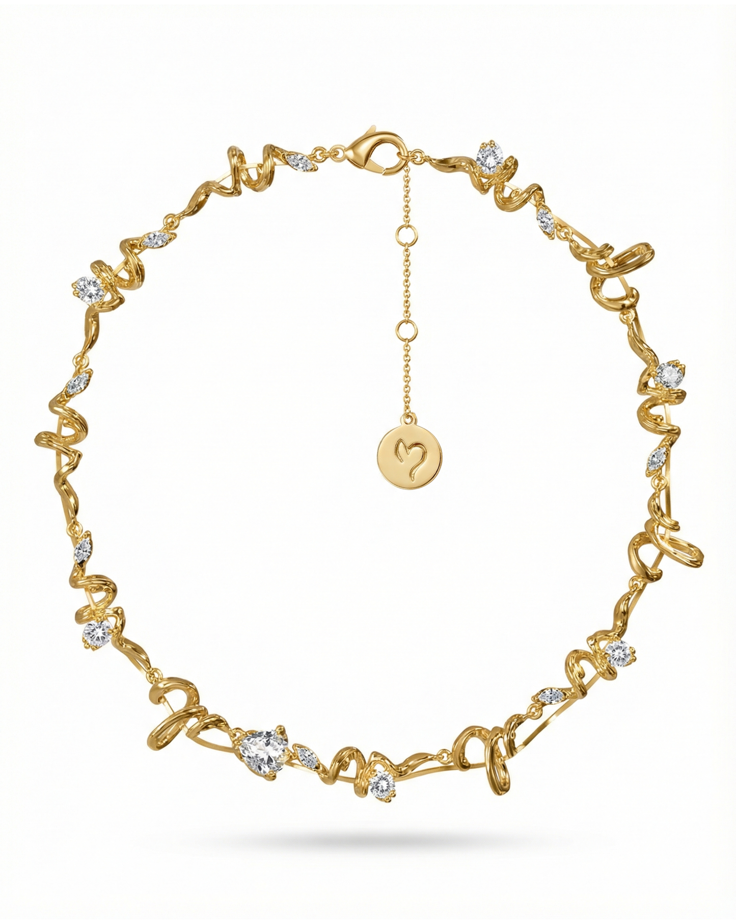 Colette Necklace in 18K Gold