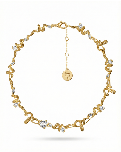 Colette Necklace in 18K Gold