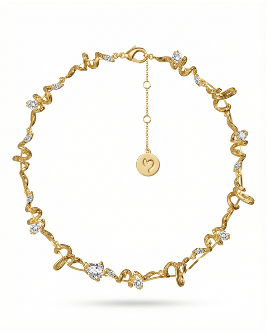 Colette Necklace in 18K Gold