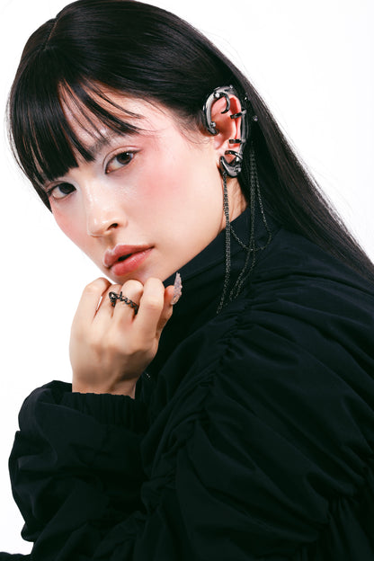 Enchoire Ear Piece with draped chain