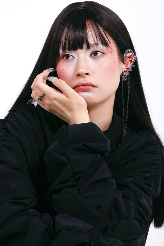 Enchoire Ear Piece with draped chain