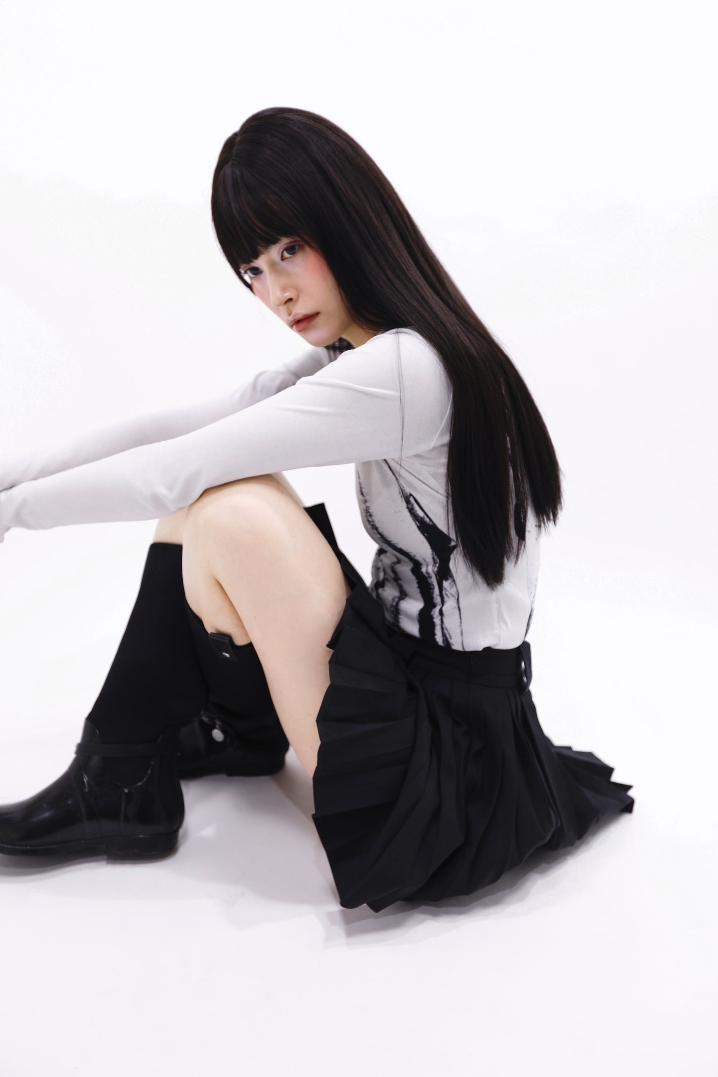 Roux mini pleated skort