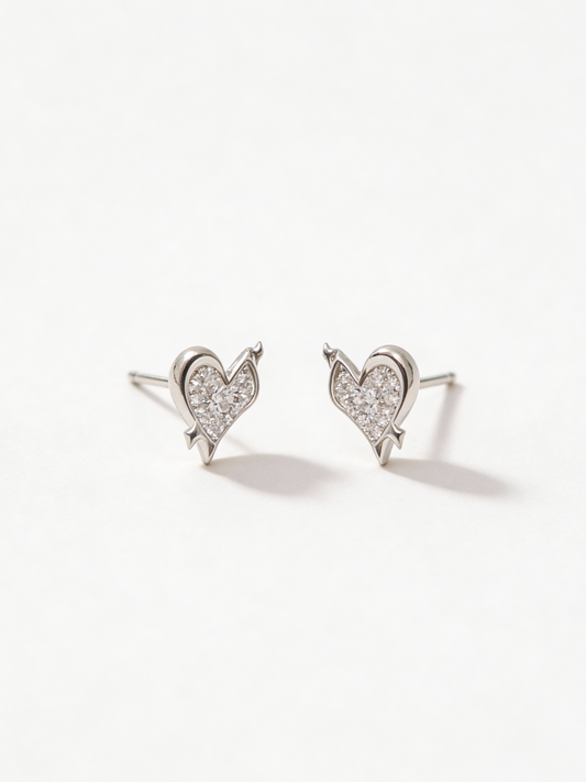 Essential Épine TMC Heart Studs