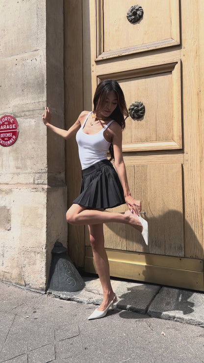 Roux mini pleated skort