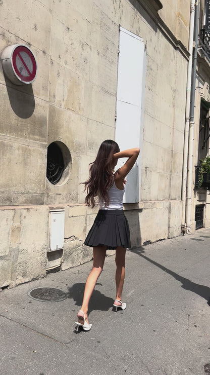 Roux mini pleated skort