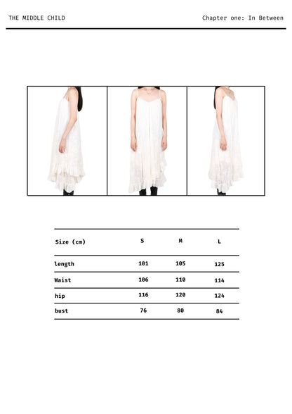 Séraphine Wool Cream Tiered Dress